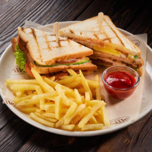 Ayesha’s Kitchen Special – Homemade Chicken Sandwich With Fires – Donate & Support Humanity 🤲